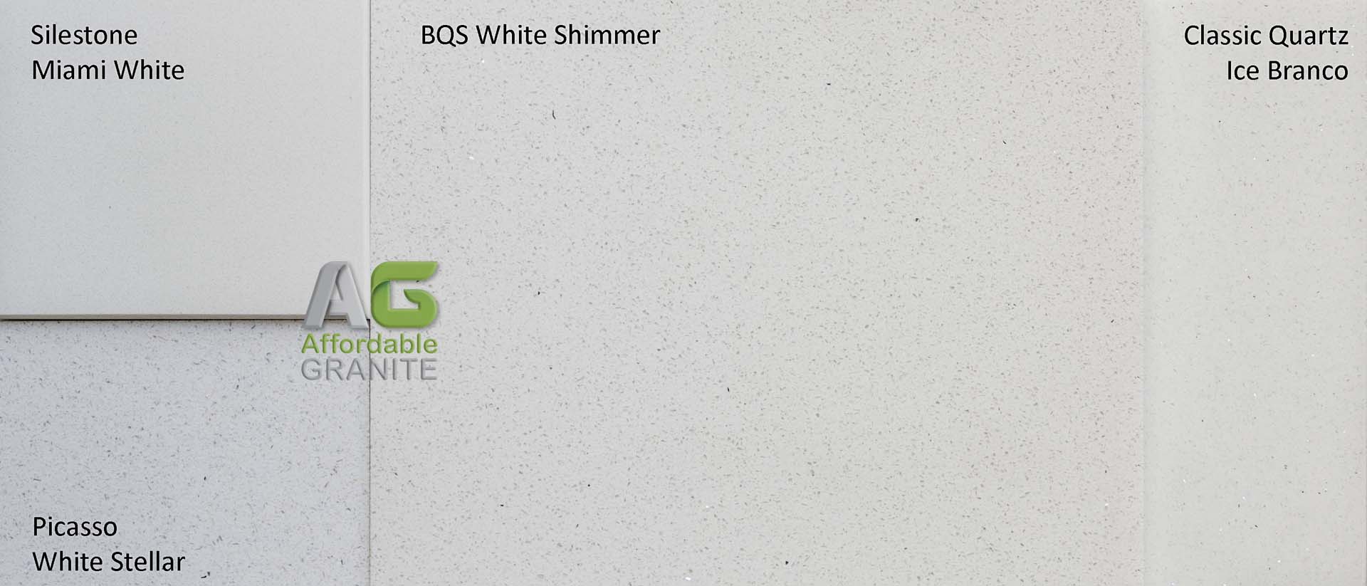 180201 Silestone Miami white picasso white stellar classic quartz ice branco BQS white shimmer