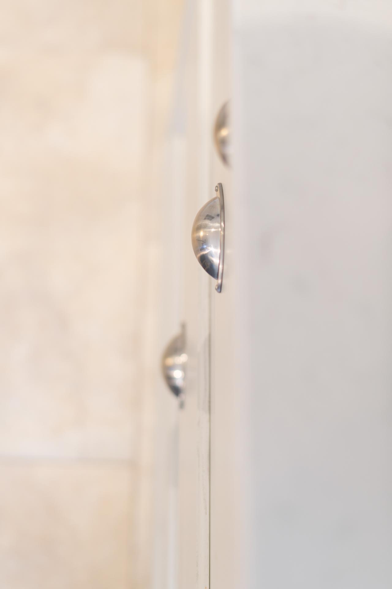 Chrome handles AG Carrara Paragon Designs Affordable Granite Oxshott
