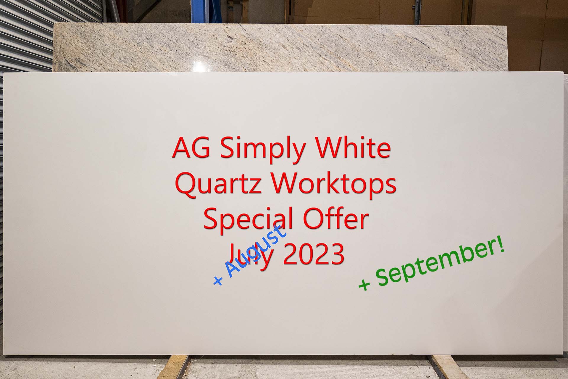 AG Simply White special offer extended into September