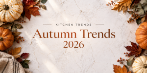 AI Generated Header displaying the blog title - it's all about the worktops!