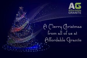affordable granite christmas card