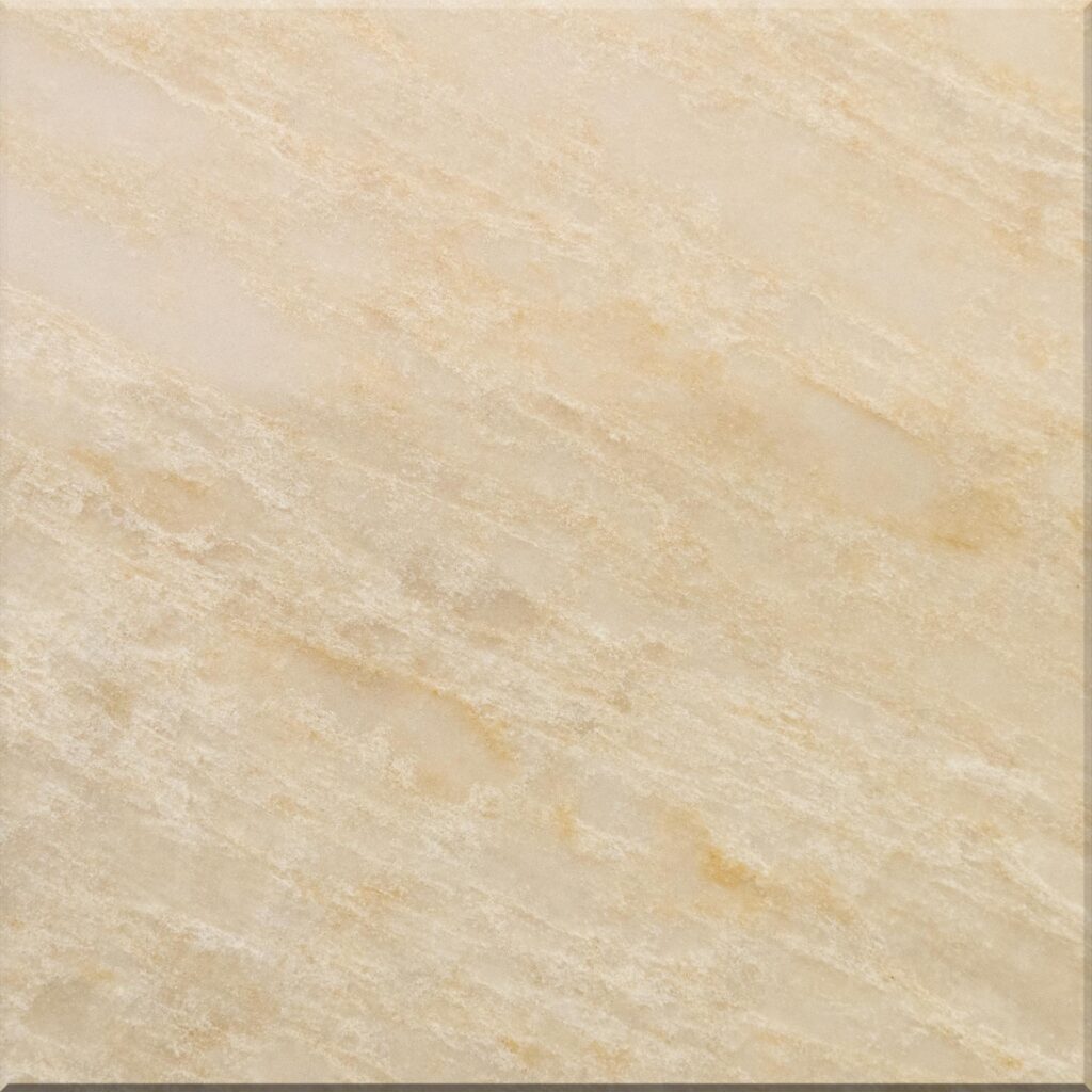 BQS Taj Mahal quartz worktops swatch red