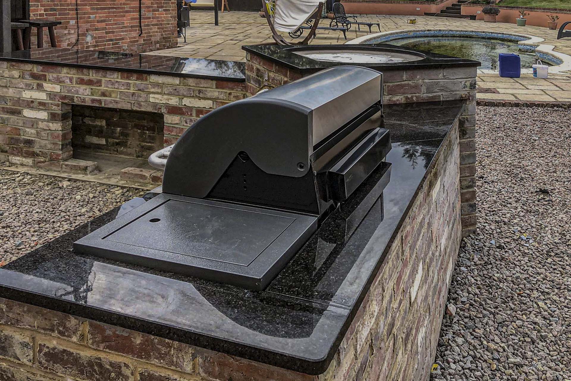 Black Pearl Barbecue Tonbridge 131928 dark barbecue garden kitchen Black Pearl Barbecue Tonbridge 131928 dark