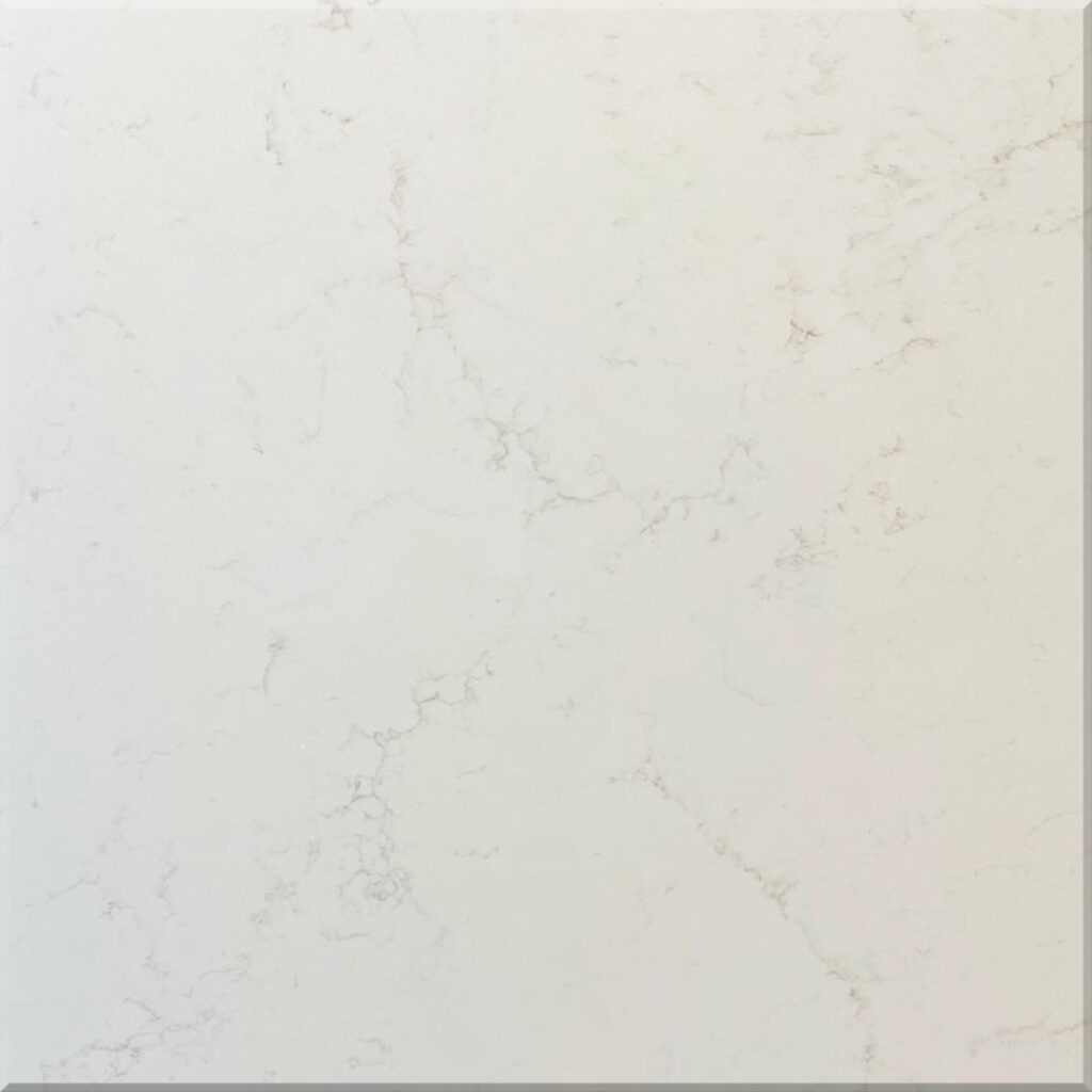 Blanco Mist Quartz worktops square sample