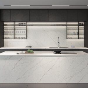 CALACATTA alya 1-2 a Radianz Calacatta Alya worktops Surrey kitchens
