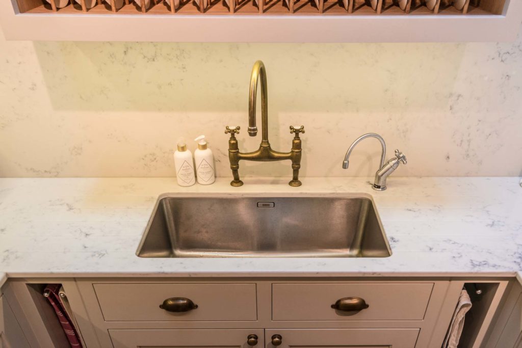 quartz worktops Classic Marbre Carrara marble Westminster surrey granite kitchen sink