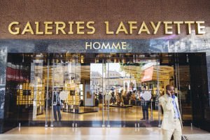 Galerie La Fayette, Paris. Lundhs natural stone. PHOTO BY MORTEN RAKKE