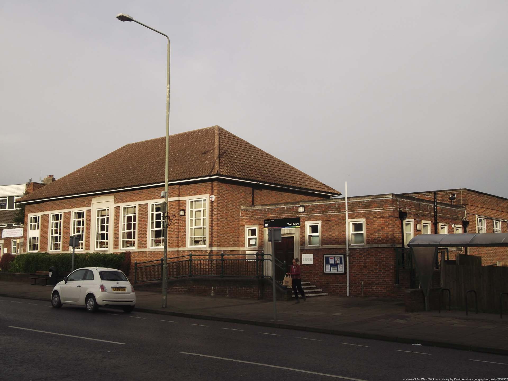 West Wickham Library Granite worktops west wickham geograph-2734952-by-David-Anstiss