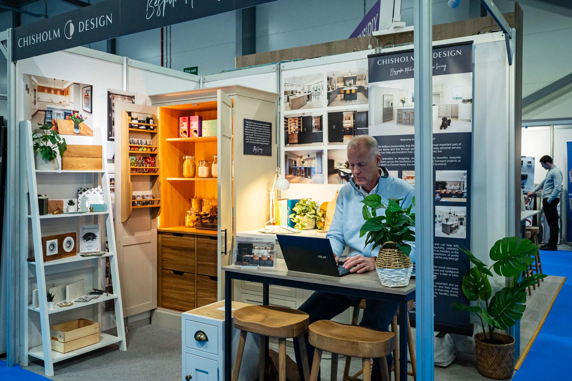 Homebuilding Renovating Show HBR Farnborough 122934 Chisholm design stand Homebuilding Renovating Show HBR Farnborough