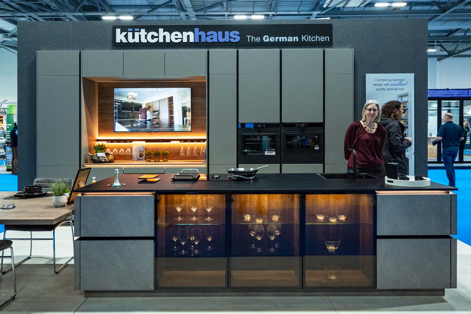 Homebuilding Renovating Show HBR Farnborough 124610 Large and German and Cool - the Kutchenhaus stand Homebuilding Renovating Show HBR Farnborough