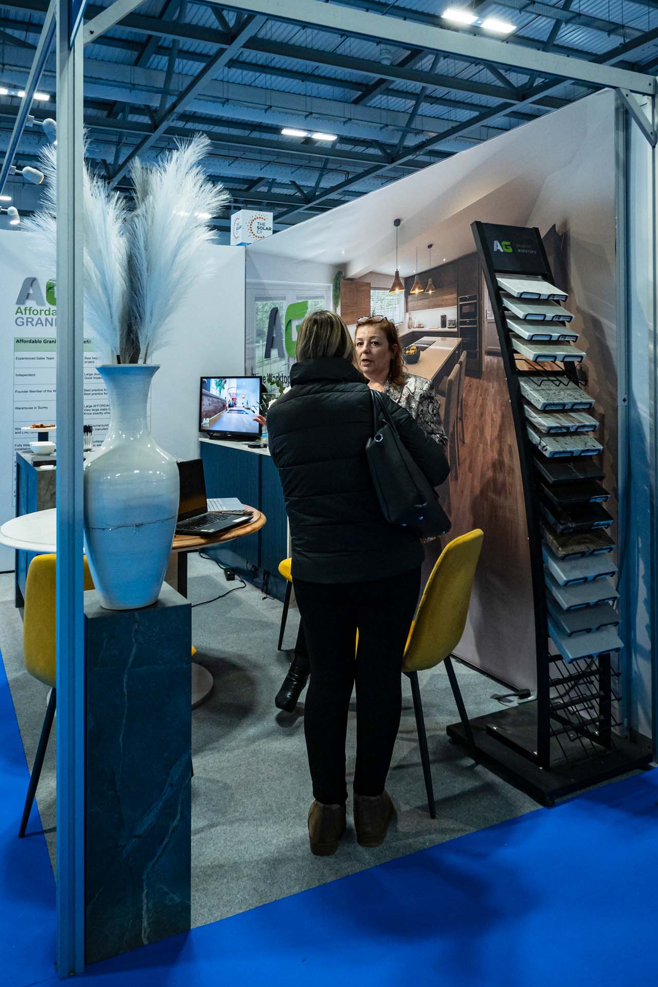Homebuilding Renovating Show HBR Farnborough 181352 Affordable Granite stand at the Homebuilding Renovating Show HBR Farnborough