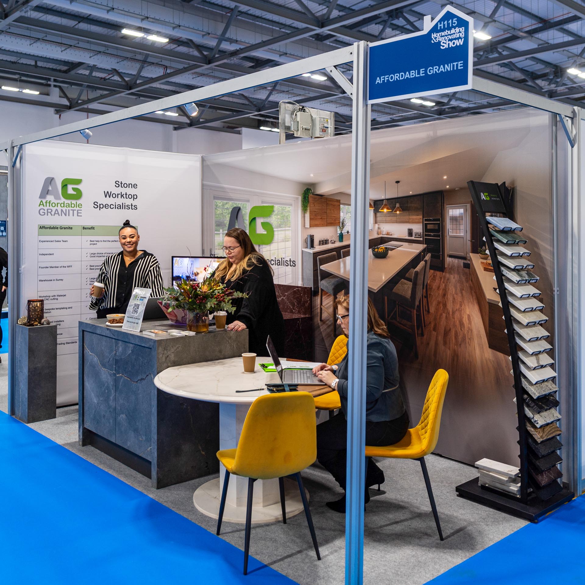 Homebuilding Renovating Show Jan 2025 Farnborough 113124 a Homebuilding Renovating Show Jan 2025 Farnborough surrey granite worktops