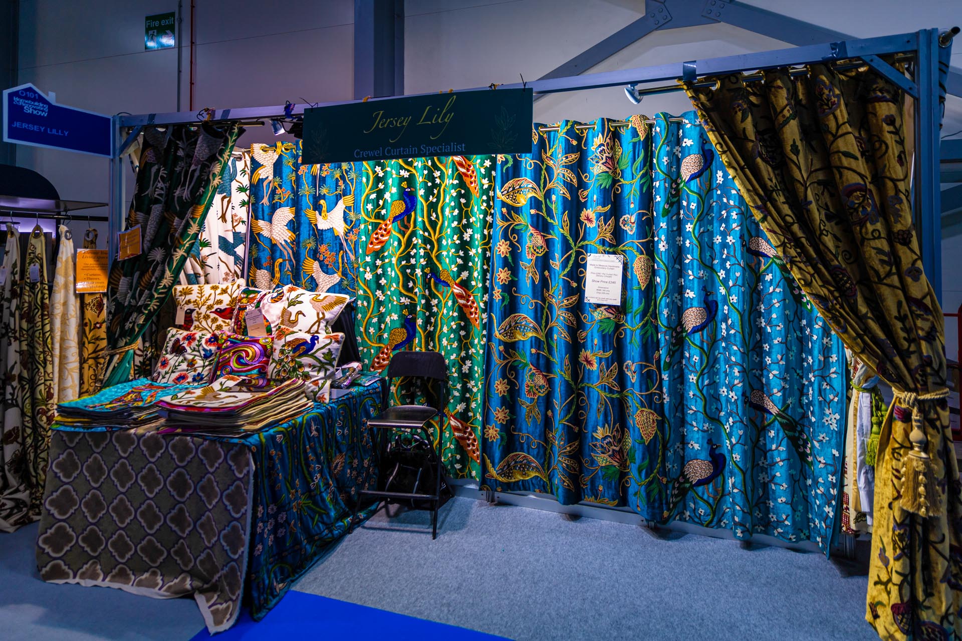 Homebuilding Renovating Show Jan 2025 Farnborough 113629 a Jersey Lily curtains