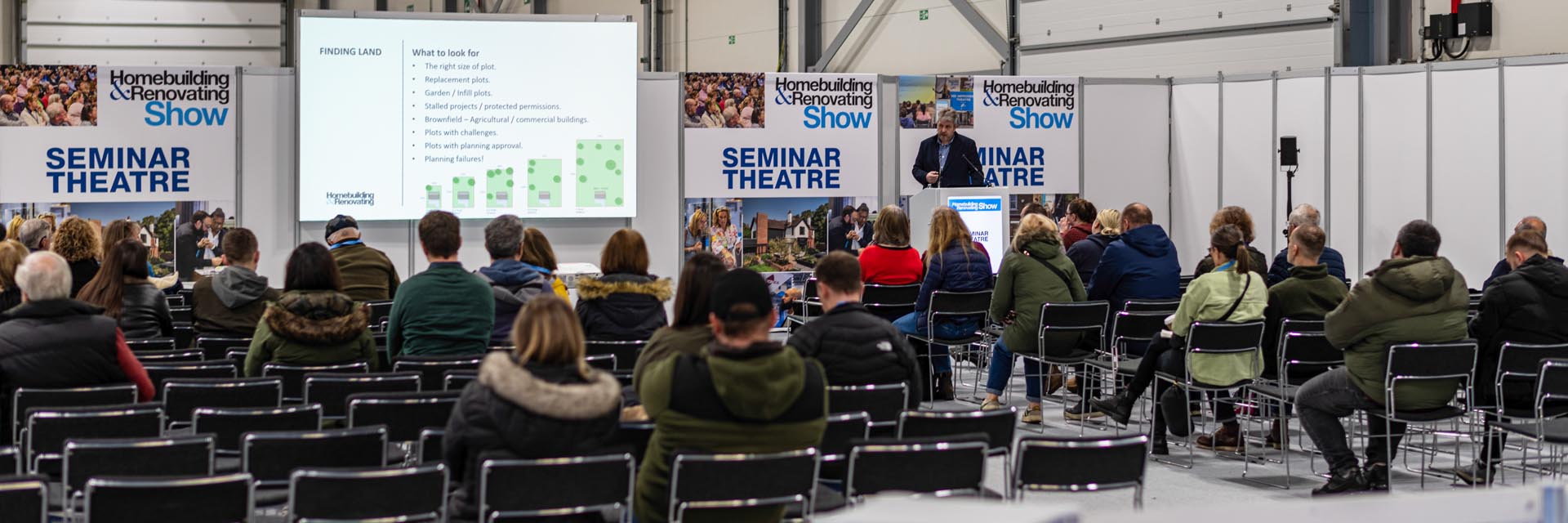Lecture theatre Homebuilding Renovating Show Jan 2025 Farnborough 115005 a