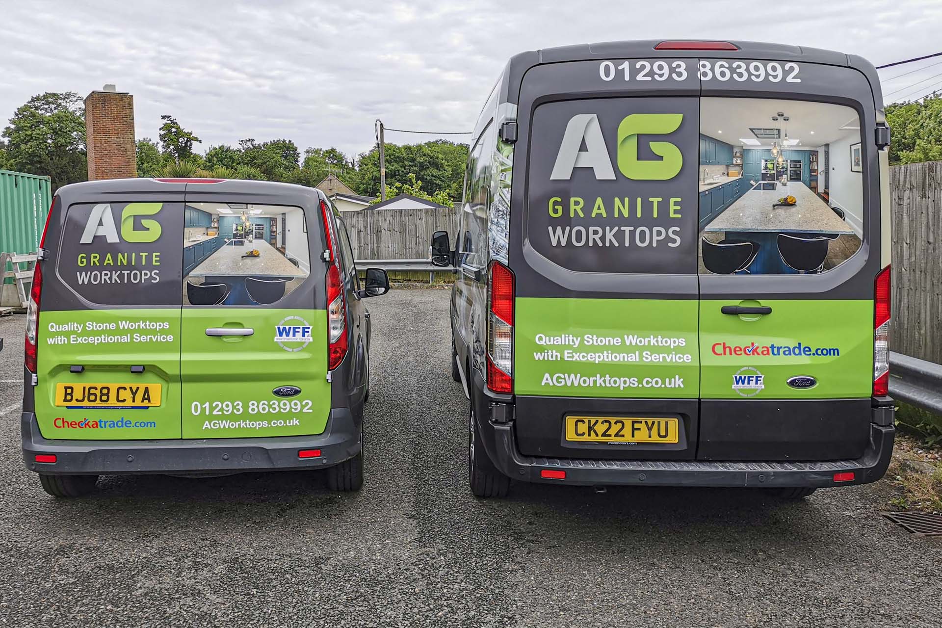 AG worktops vans Affordable Granite Charlwood Surrey Redhill Horley Crawley11 a