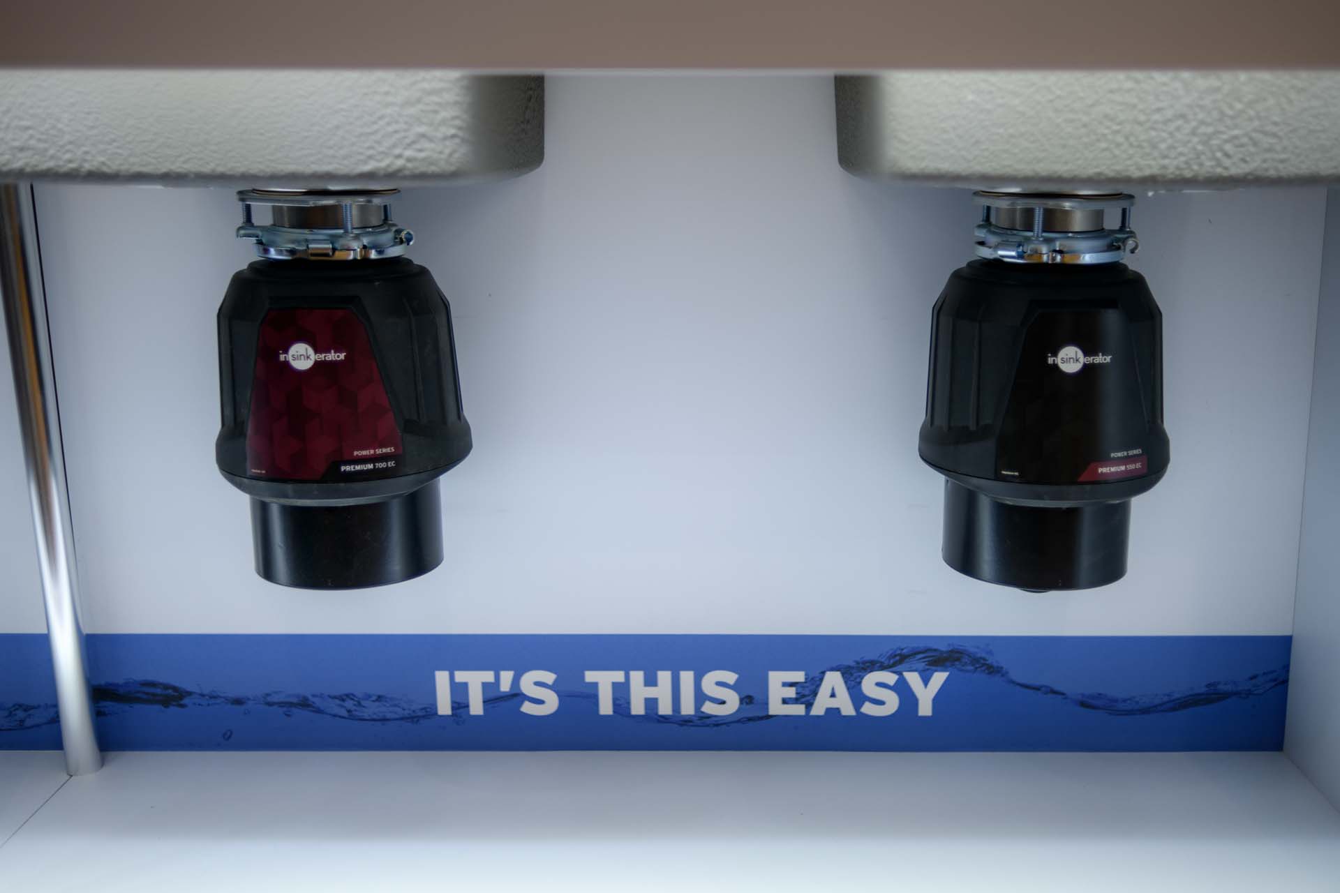 Under the sink... Insinkerator stand at the KBB show 2024