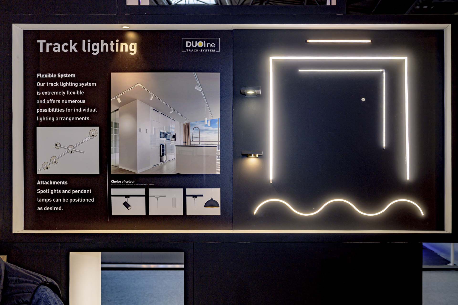 KBB show Birmingham 2022 140352 leyton lighting LED strips granite and quartz worktops Brentford Essex