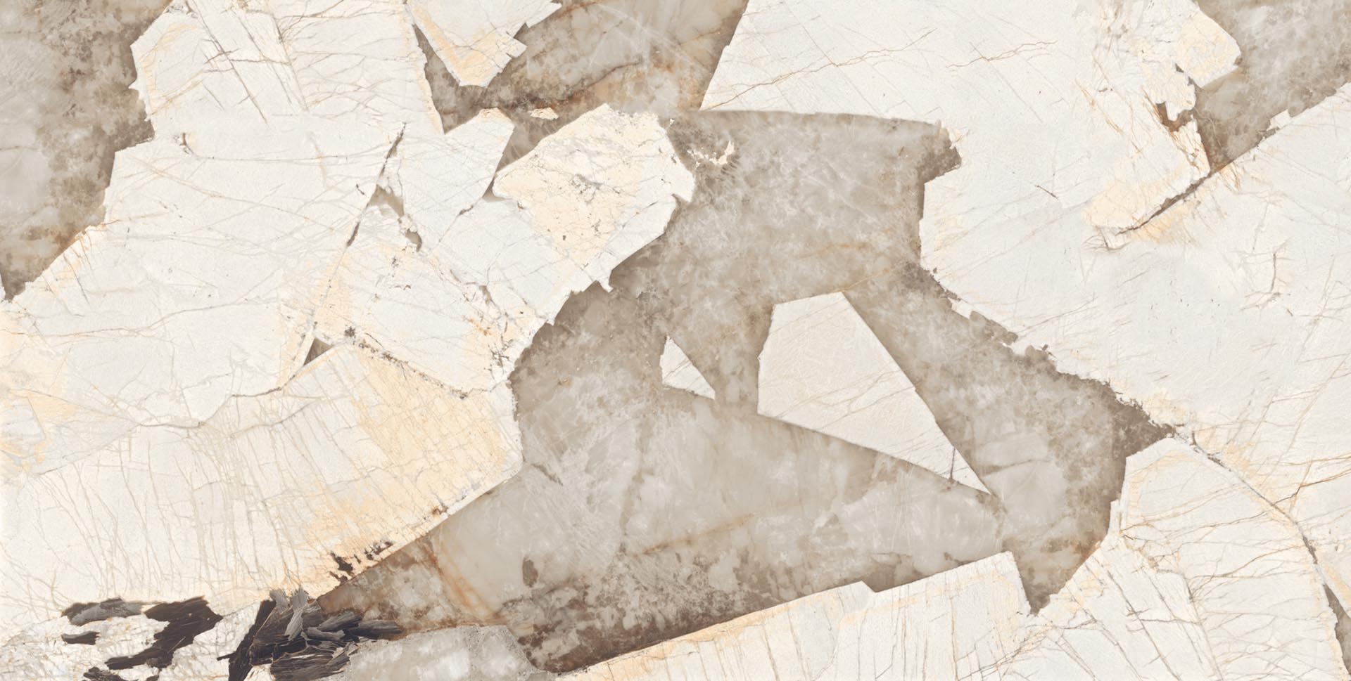 Lamar Ceramic Worktops patagonia gold Slab View