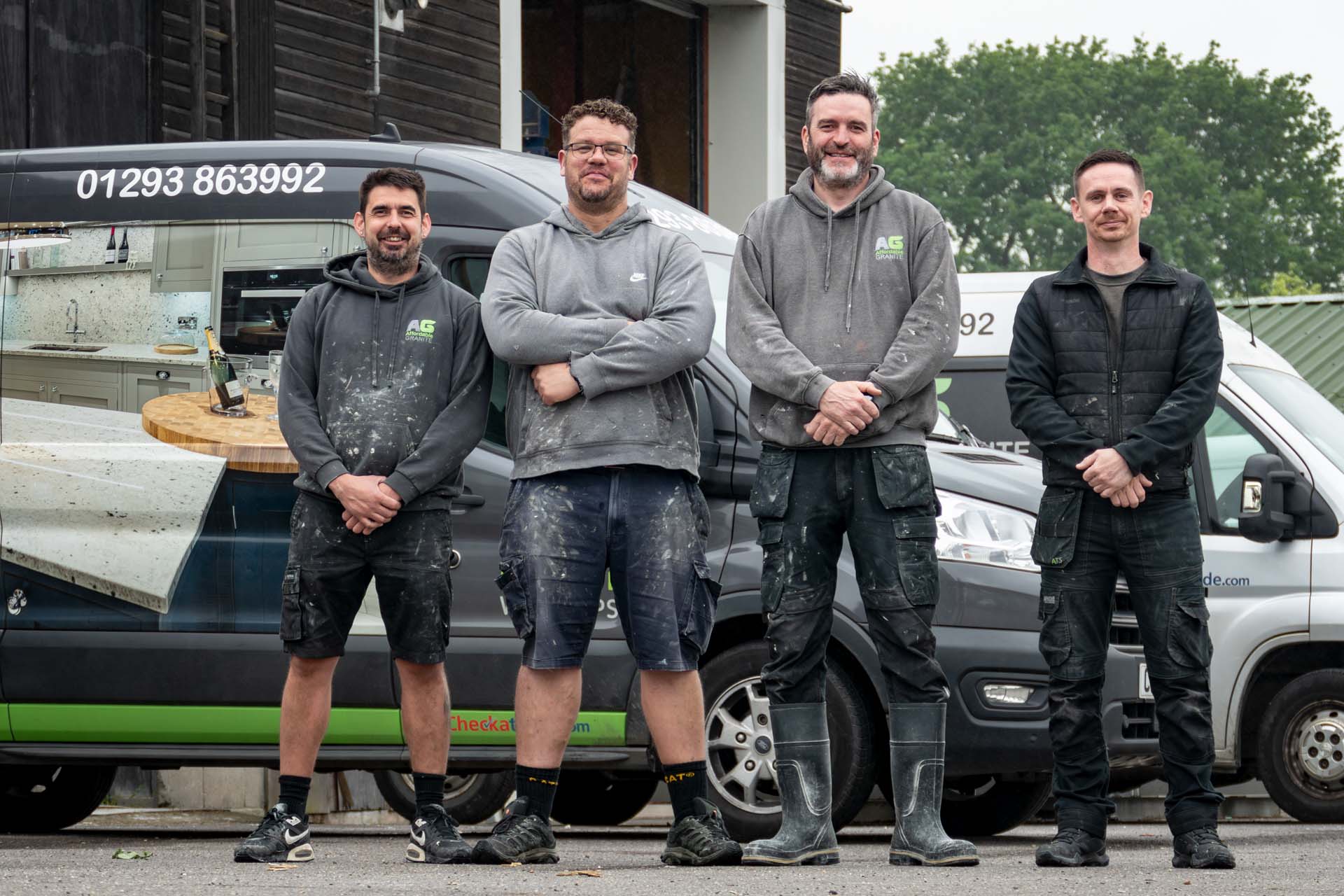 The Mighty Hike crew Macmillan Big Day Out Sponsored Walk Granite and quartz worktops 071412