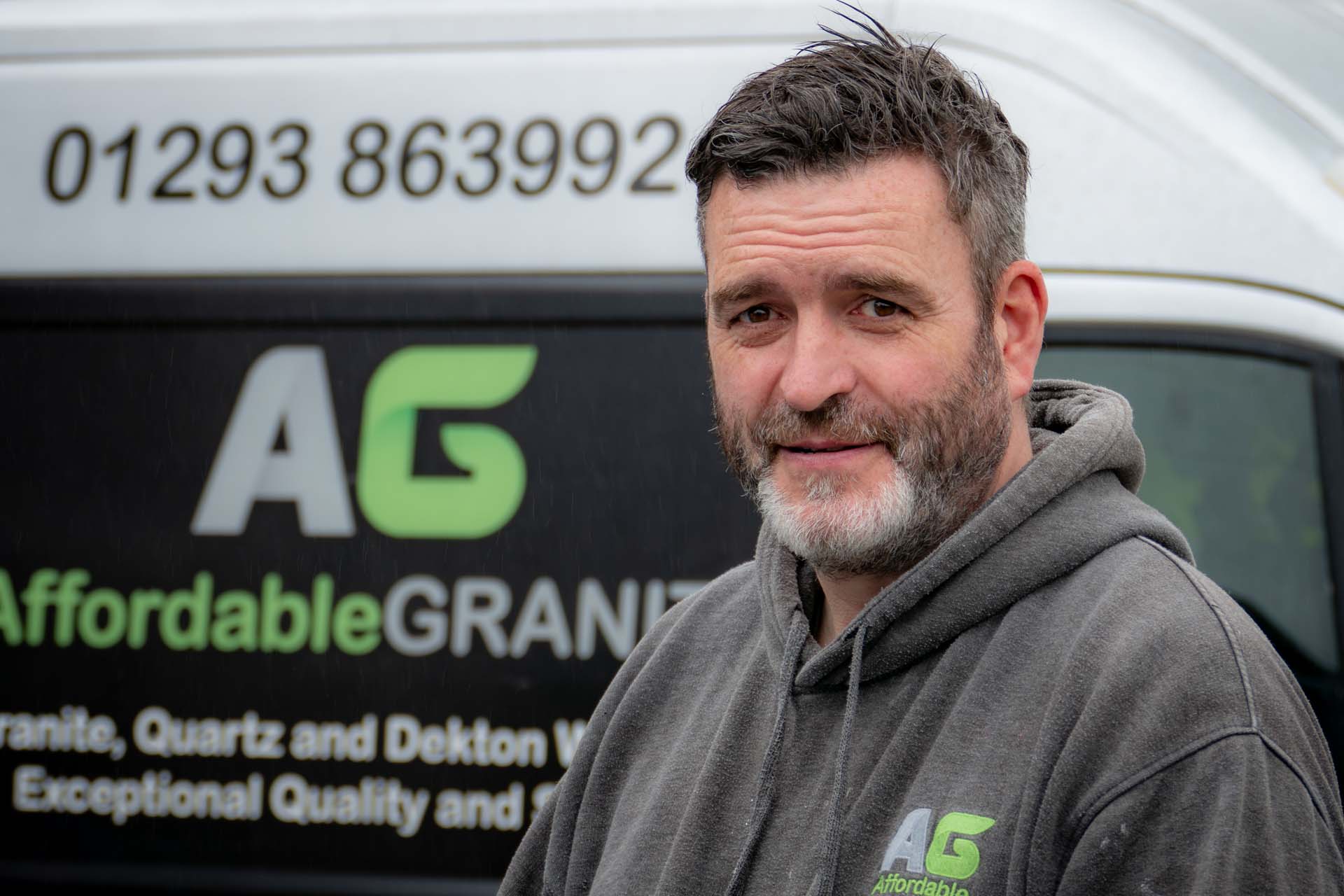 Housewives heartthrob Ben - the workshop manager at affordable granite