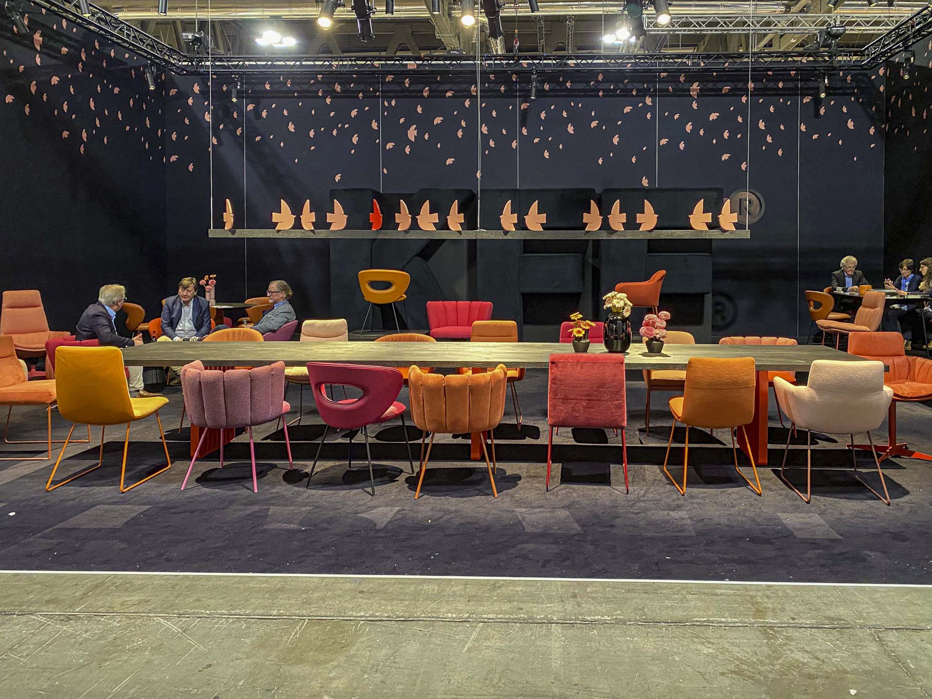 great use of colour and texture at Milan show
