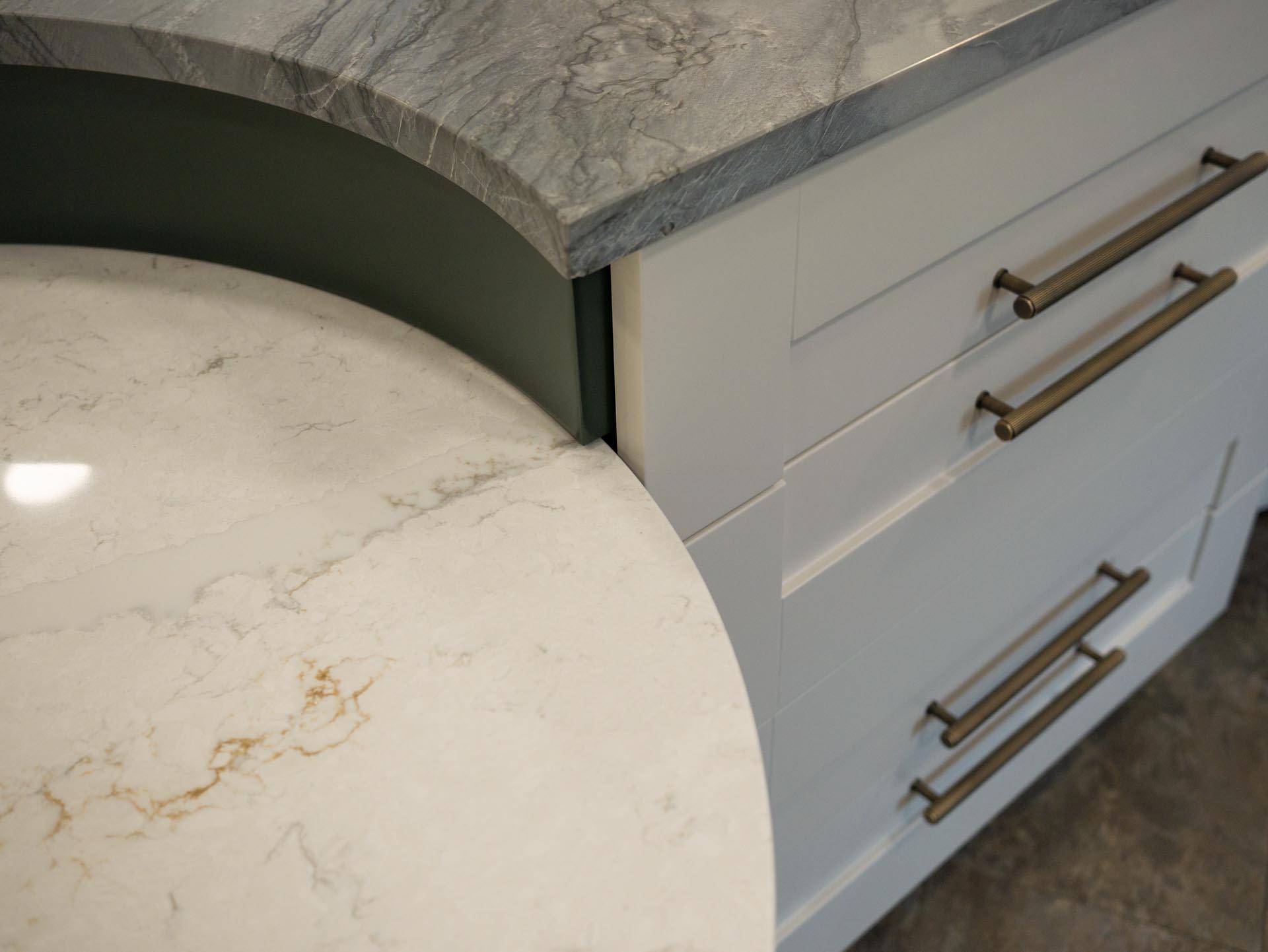 Farrow and Ball Studio Green and Skimming Stone