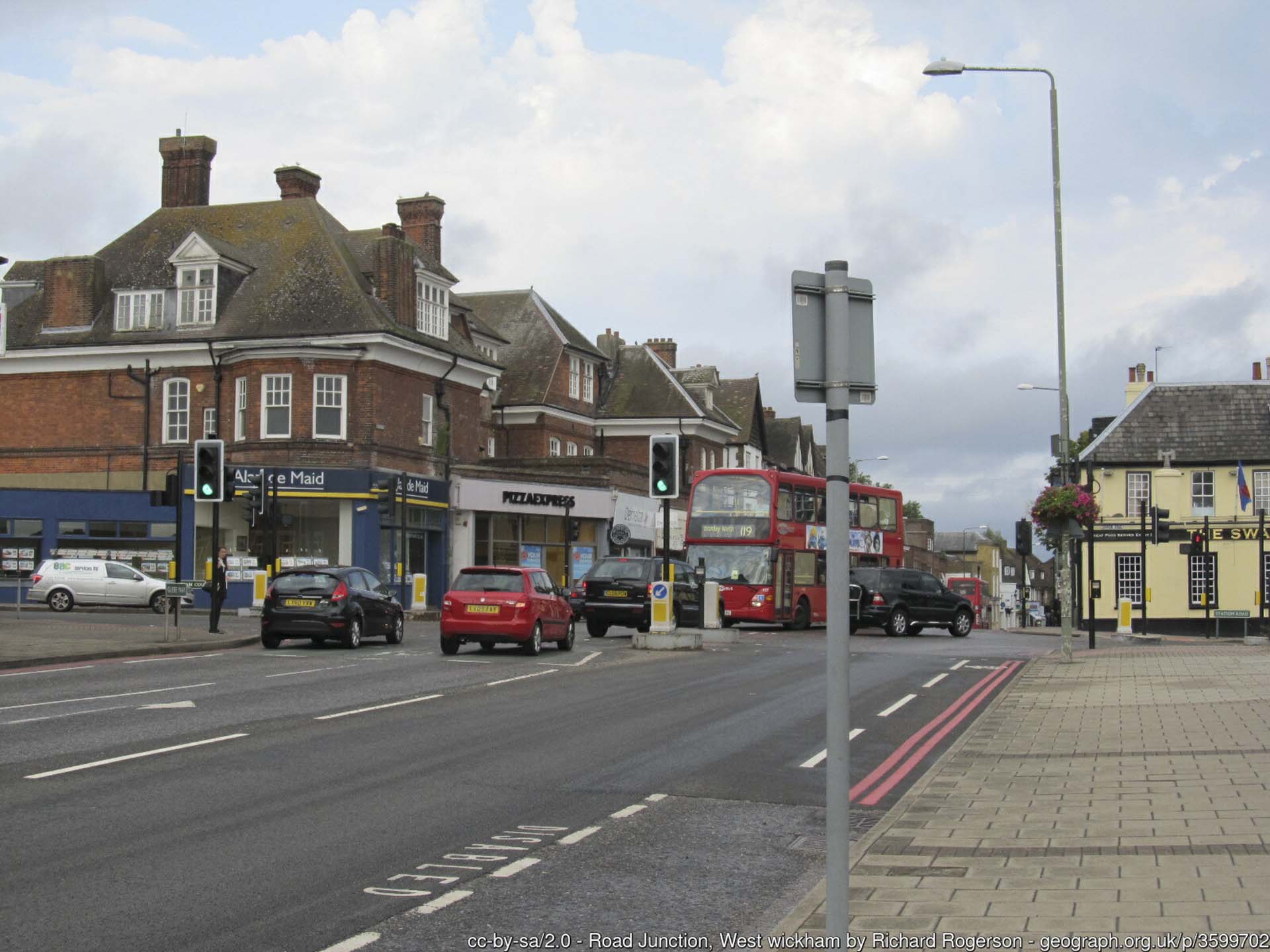 The crossroads at the Sun west wickham Quartz worktops west wickham geograph-3599702-by-Richard-Rogerson