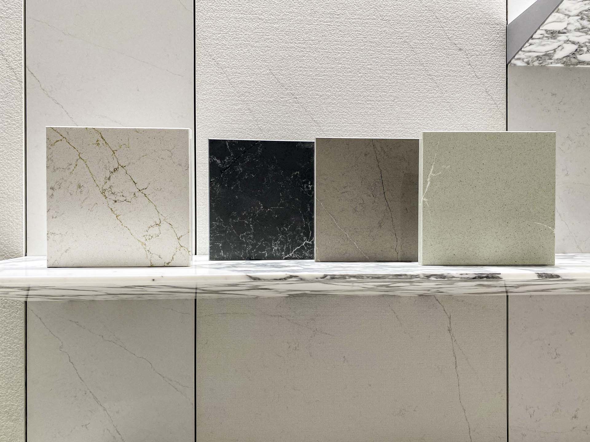 Quartzforms low silica quartz worktops Kent design show Milan