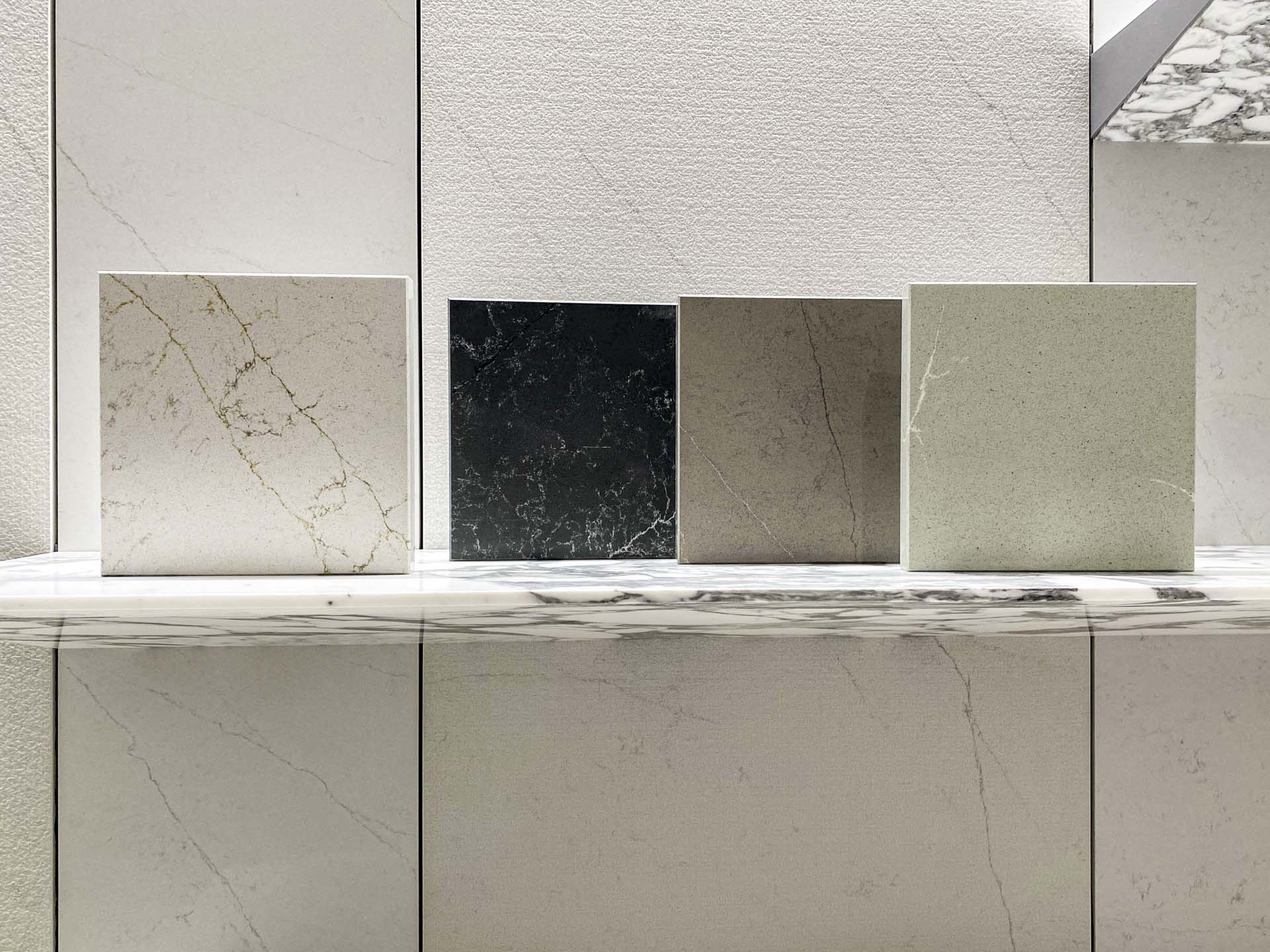 Quartzforms quartz worktops Design Show Milan 120025 Quartzforms low silica quartz worktops Kent design show Milan