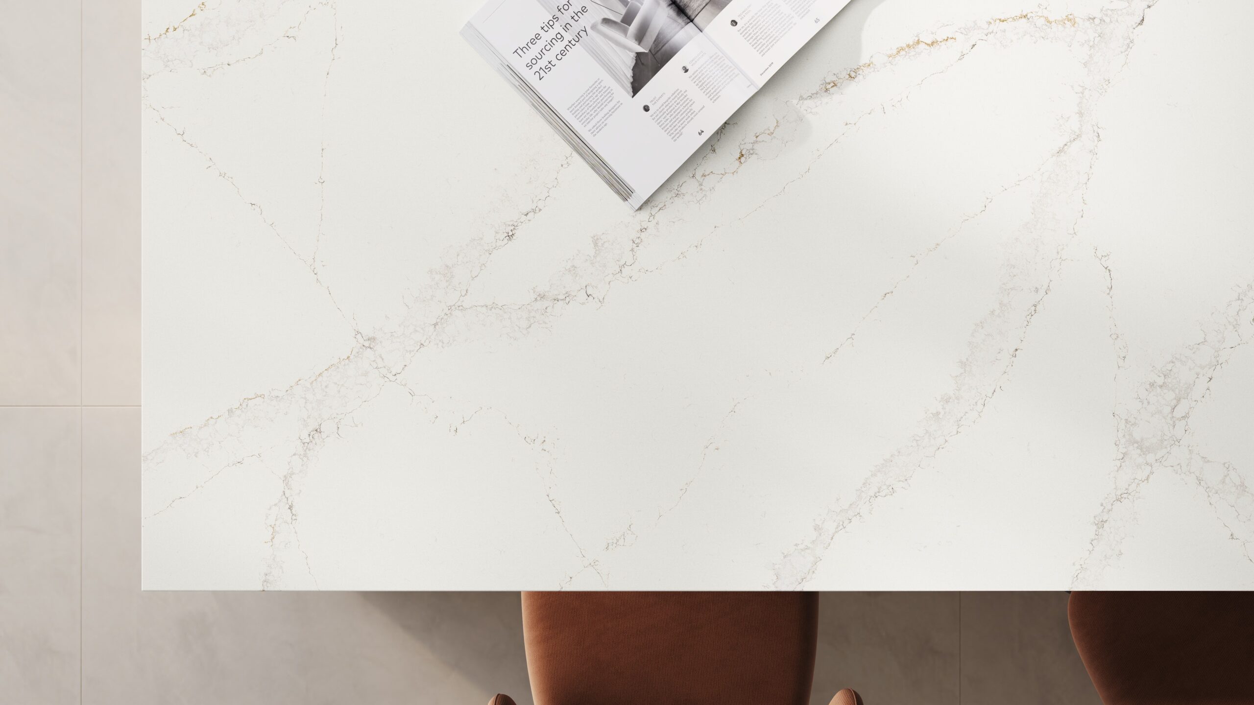 Detail. Bronze Rivers Close up image of Silestone Bronze Rivers. Not installed by Affordable Granite