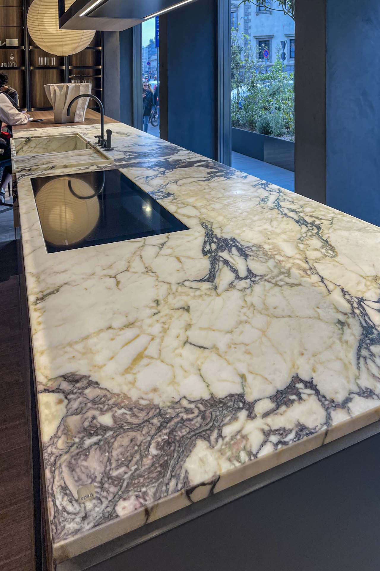 Salone del Mobile Milan 2023 kitchen trends 190310 marble