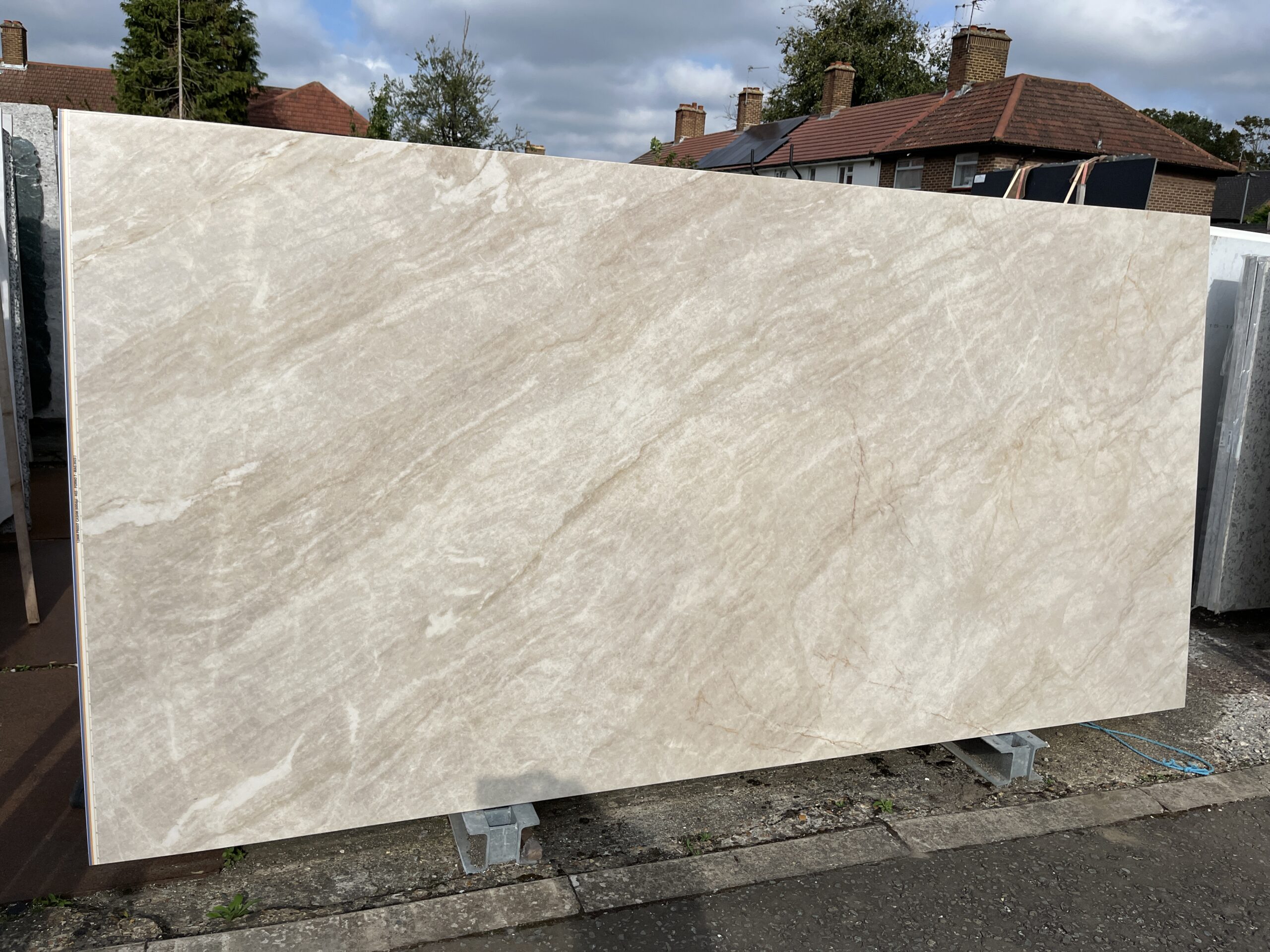 slab of Sapienstone Taj Mahal Image Courtest of Gerald Cullifords.