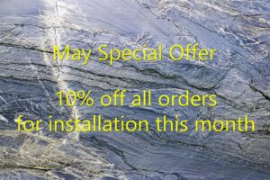 May 2024 Special Offer ten percent off on all orders for installation this month.