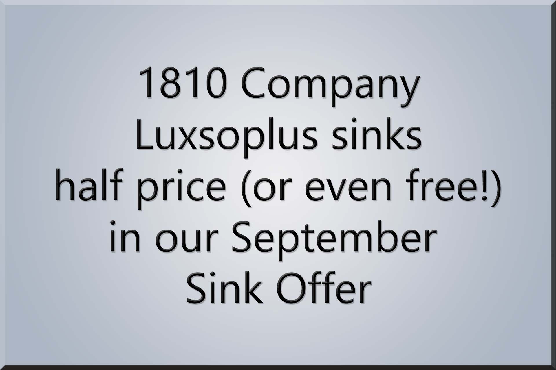 September 1810 Company Luxsoplus 500 granite worktops surrey