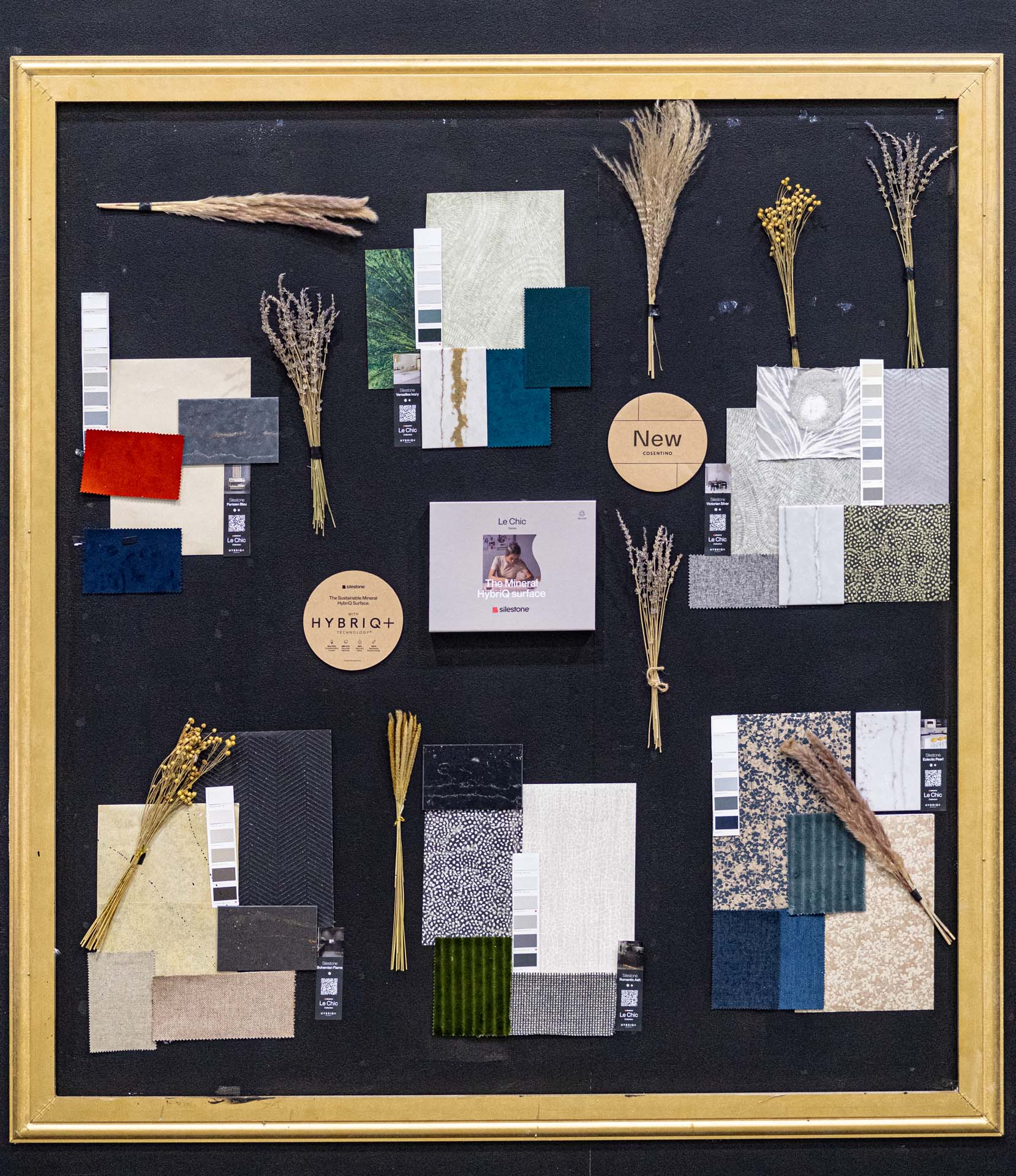 Silestone Le Chic Launch moodboards quartz worktops and granite worktops