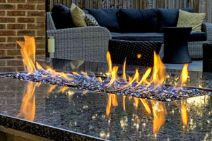 Steel Grey Granite Horsham Firepit 193344a close up