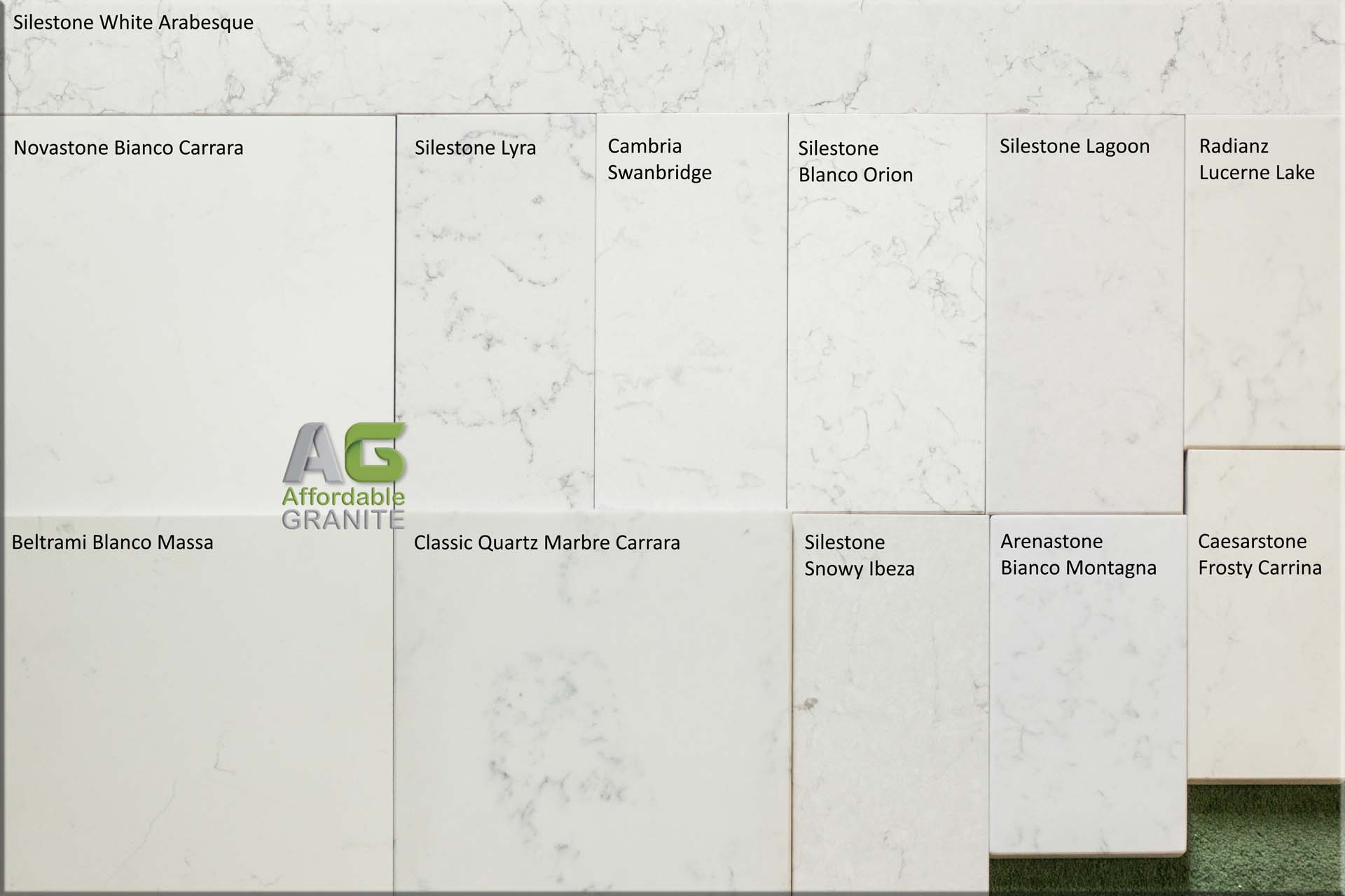 White small vein marble May 2017