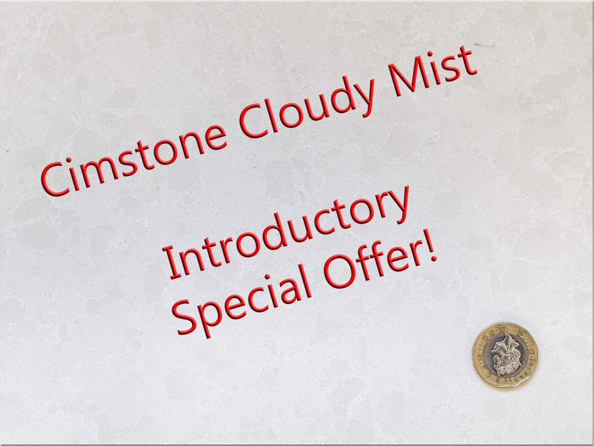 cimstone cloudy mist quartz worktops special offer
