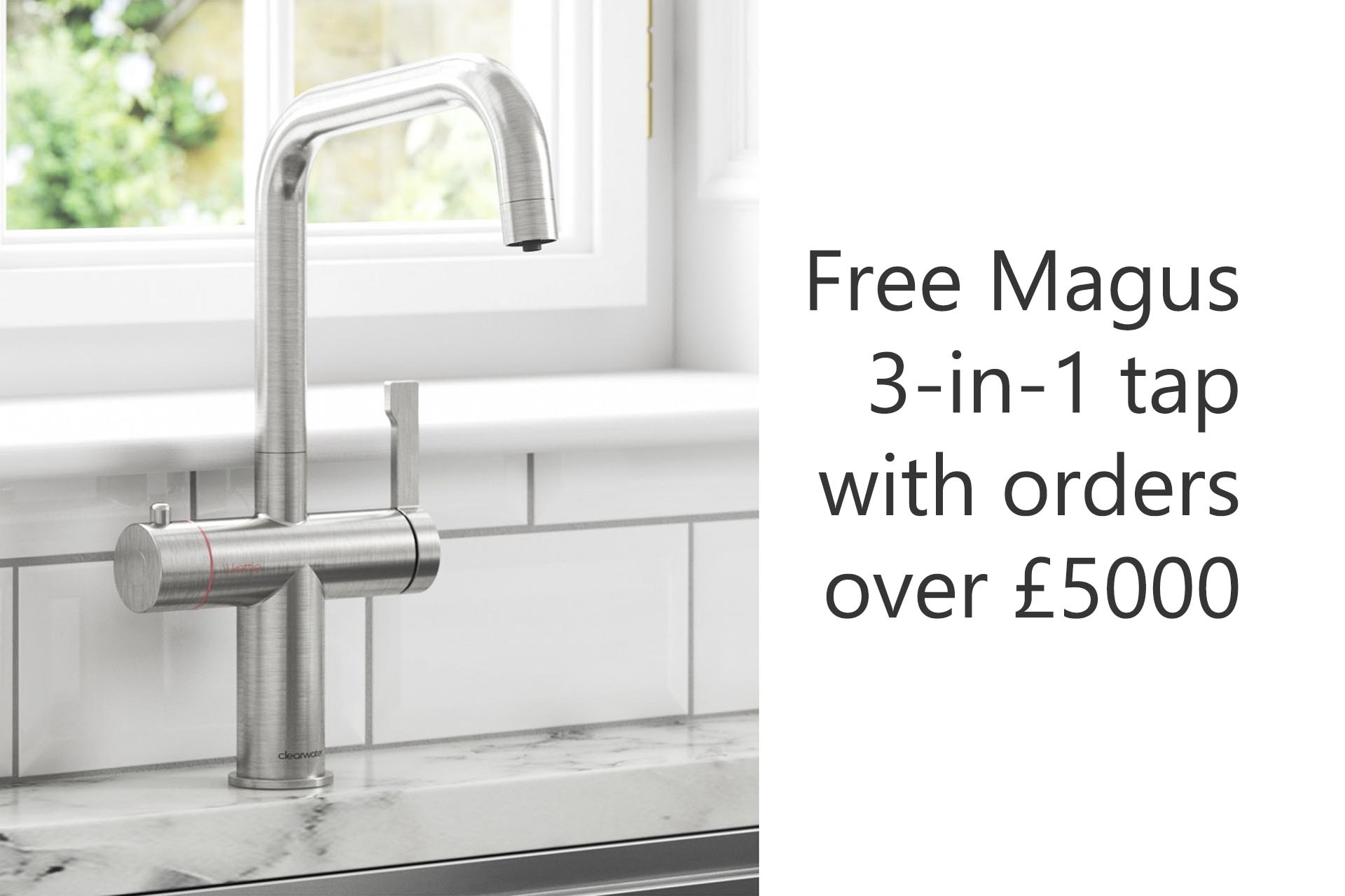 clearwater-magus-3-in-one-hot-water-kitchen-tap-brushed-c offer 2024