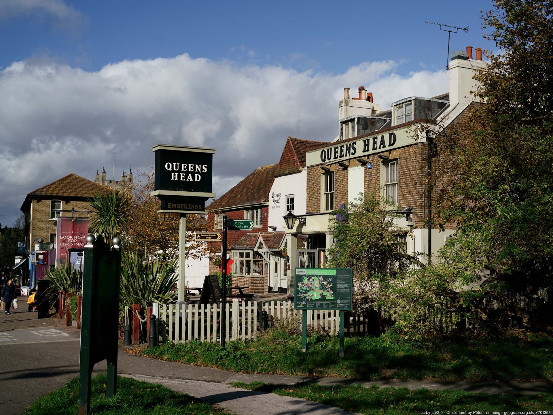 The queens head pub chislehurst geograph-7013534-by-Peter-Trimming