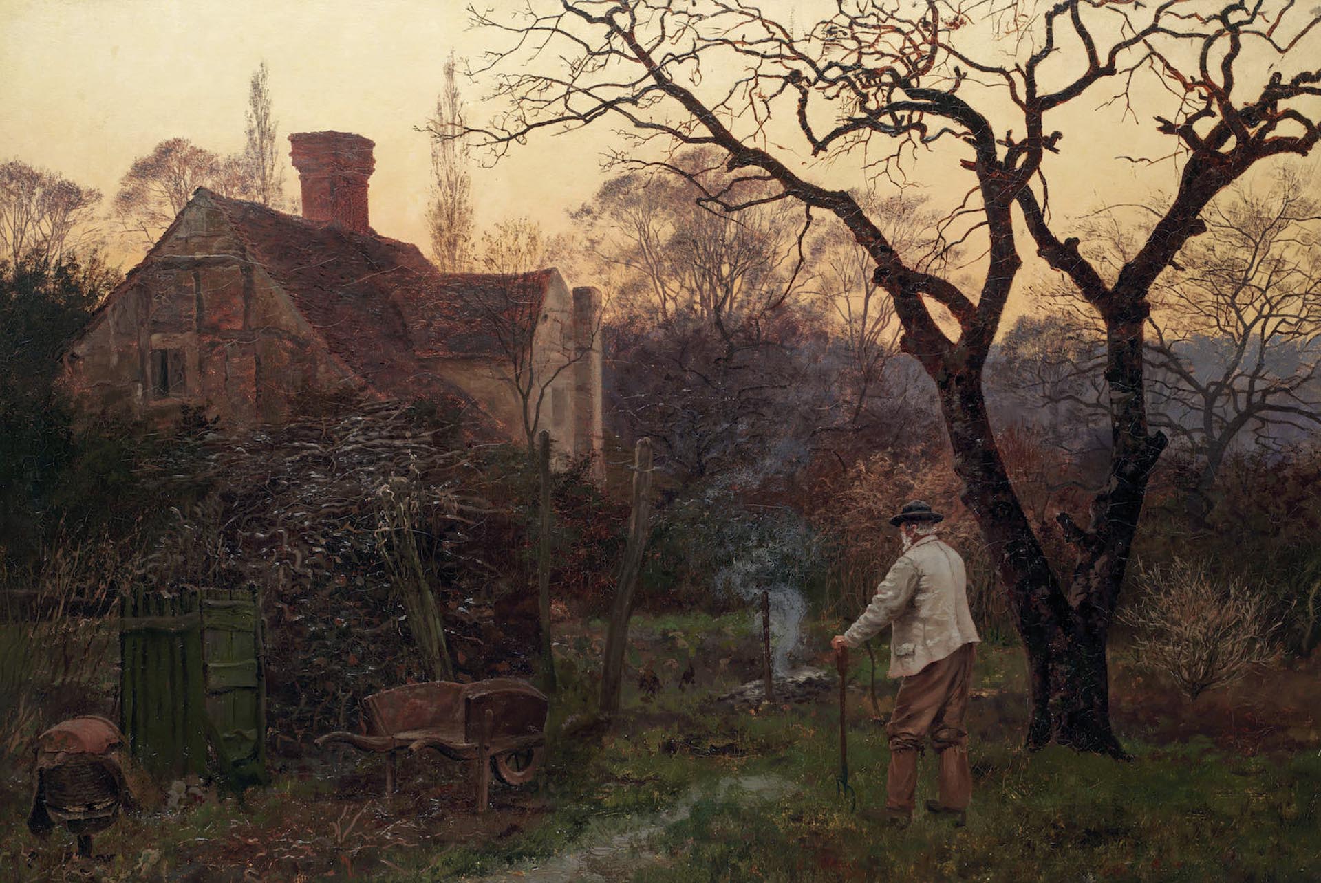 Evening, Brockham, by Edward Wilkins Waite