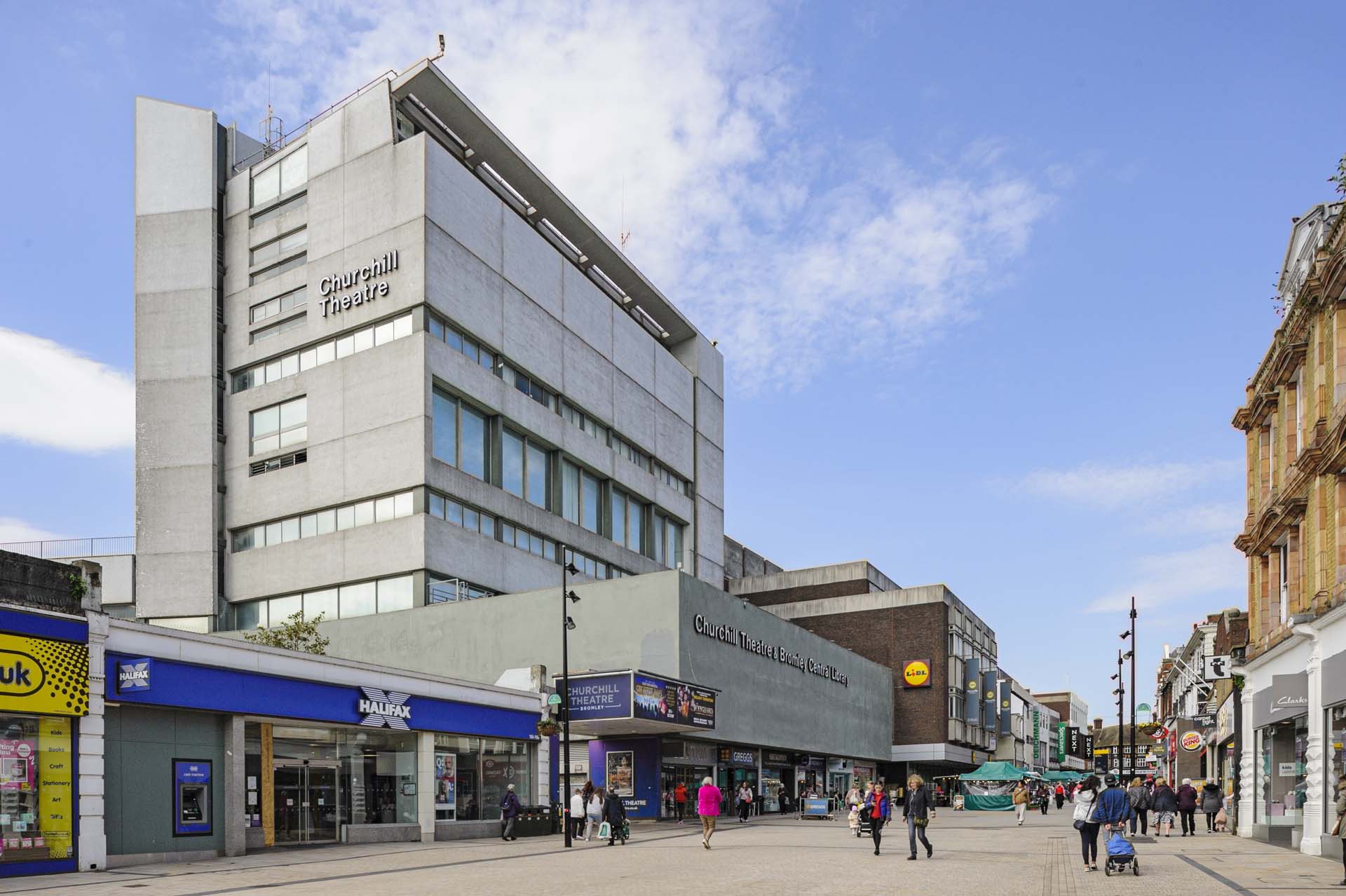 Churchill Theatre and Lidl Bromley by Bromley photographer and granite worktops salesman Andrew King Photography