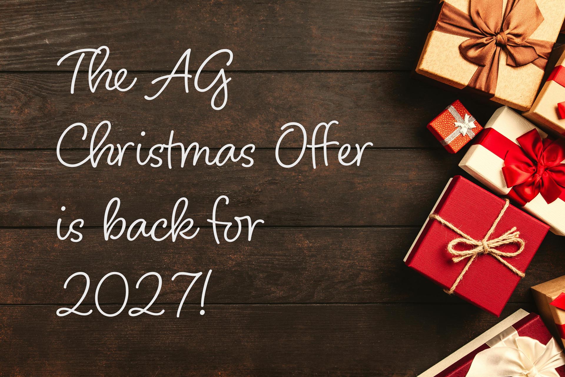 Autumn & Christmas offer for 2027