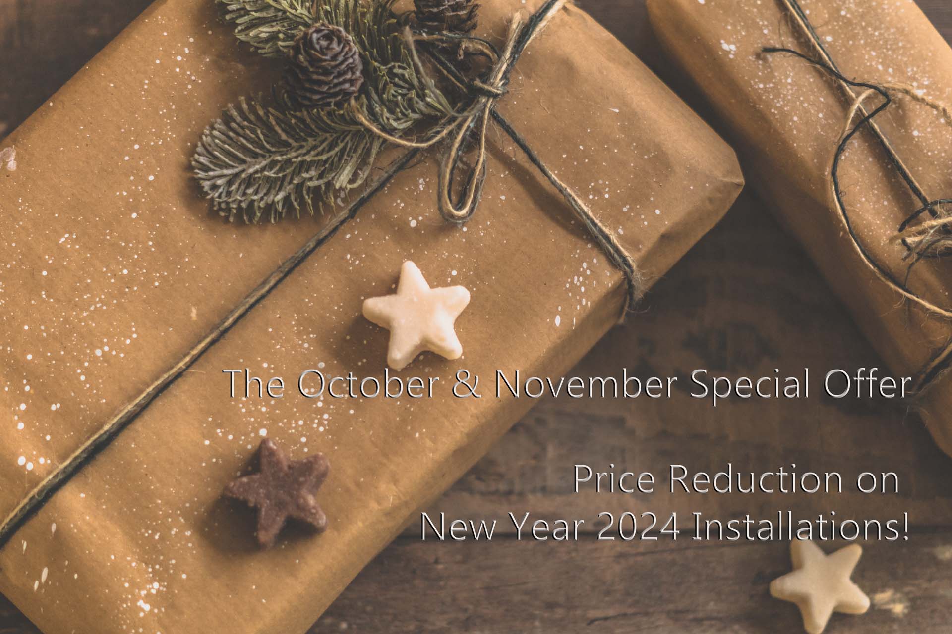 AG Christmas special offer October and November New Year discount