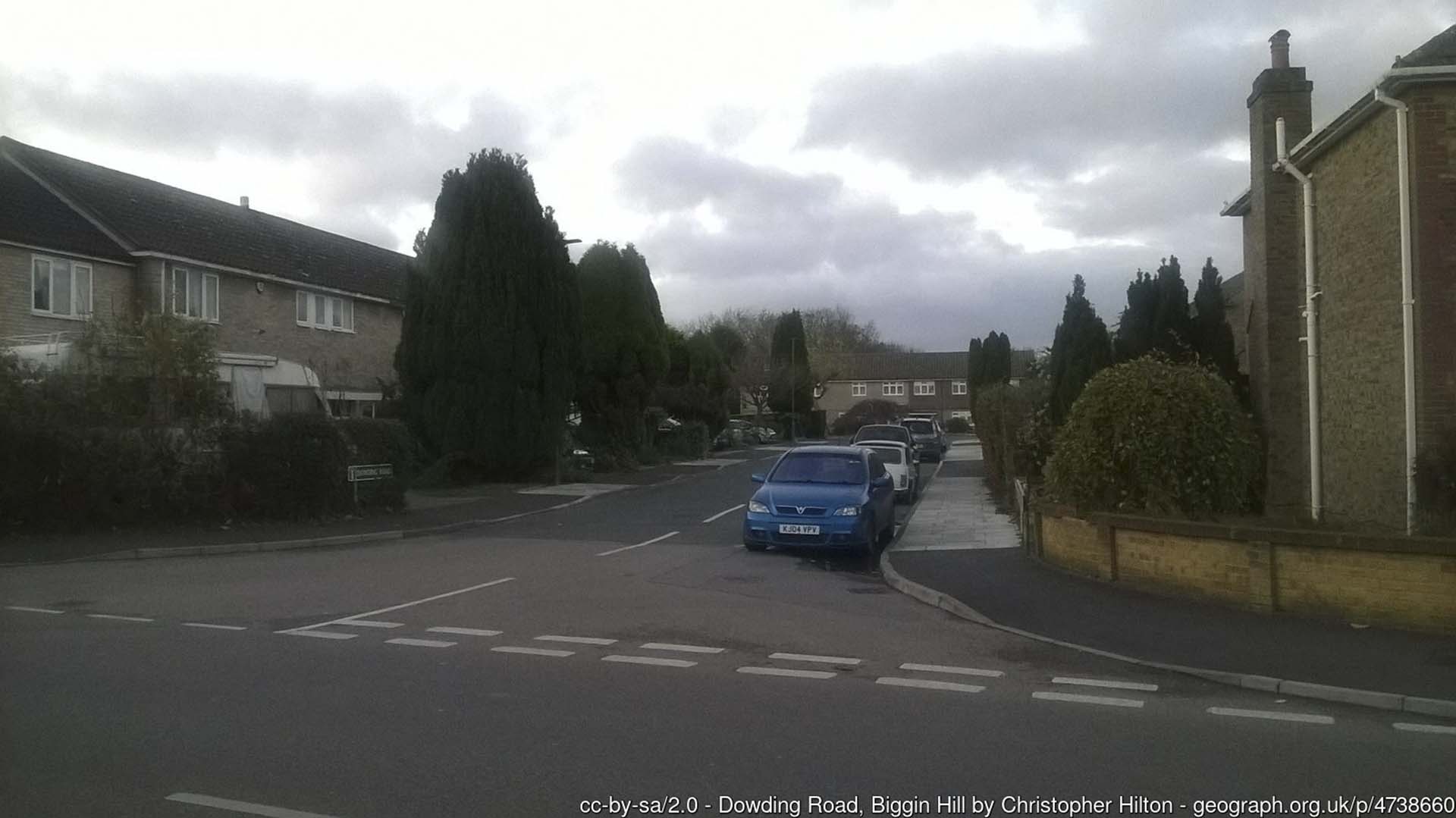 Dowding Road Biggin Hill - just one residenrtial stereet whose name echoes Battle of Britain history.