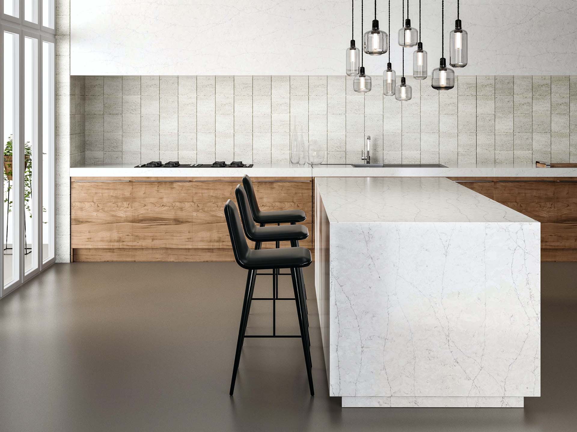 silestone-eternal-pearl-jasmine-kitchen island