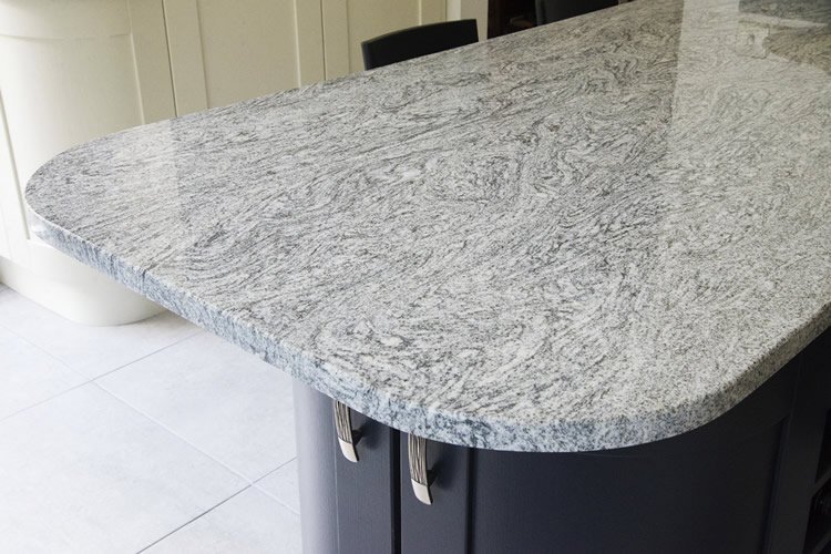 Silver Cloud granite worktops fitted in West Clandon