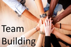 team teambuilding human resources office staff granite worktop firm